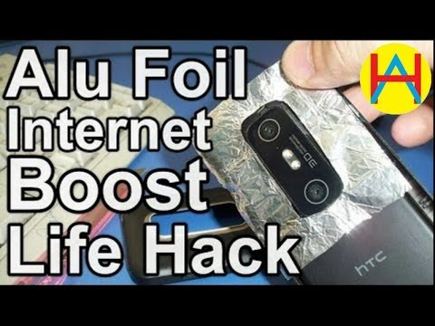 Alu Foil Boost Your Smartphone Internet Speed By 100%