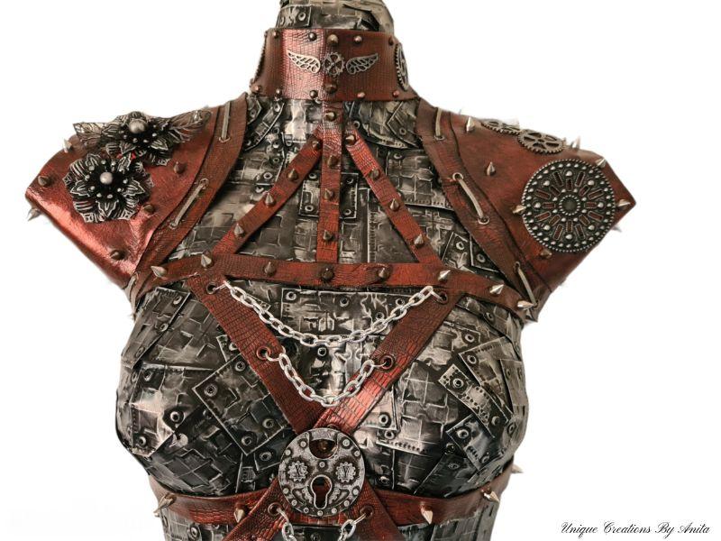 Aluminium covered steampunk mannequin (2).jpg