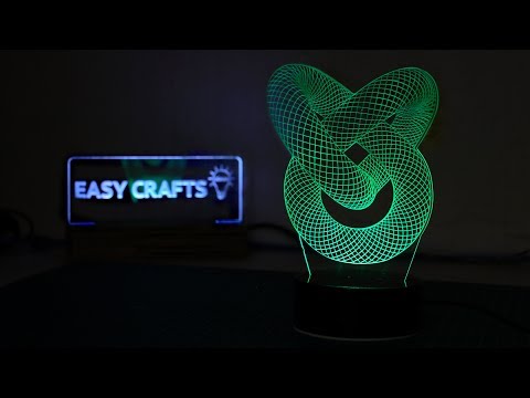 Amazing 3D illusion night lamp