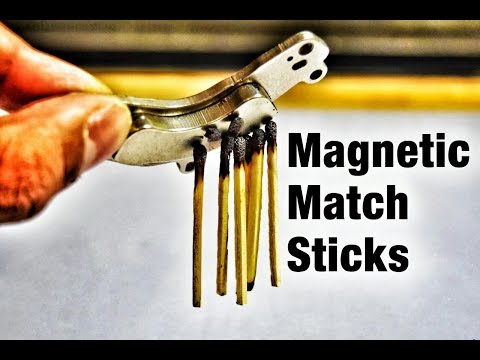 Amazing Magnetic Matchstick Magic Trick ! Matches Trick