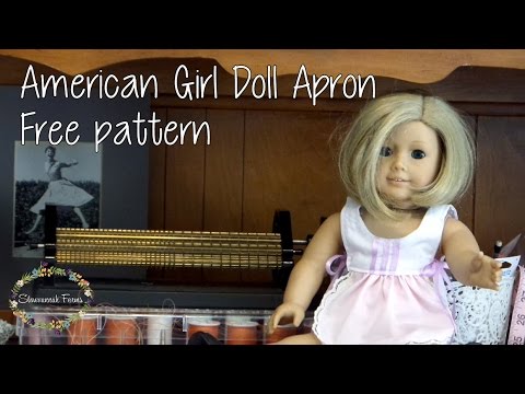 American Girl Doll Apron | Free Pattern