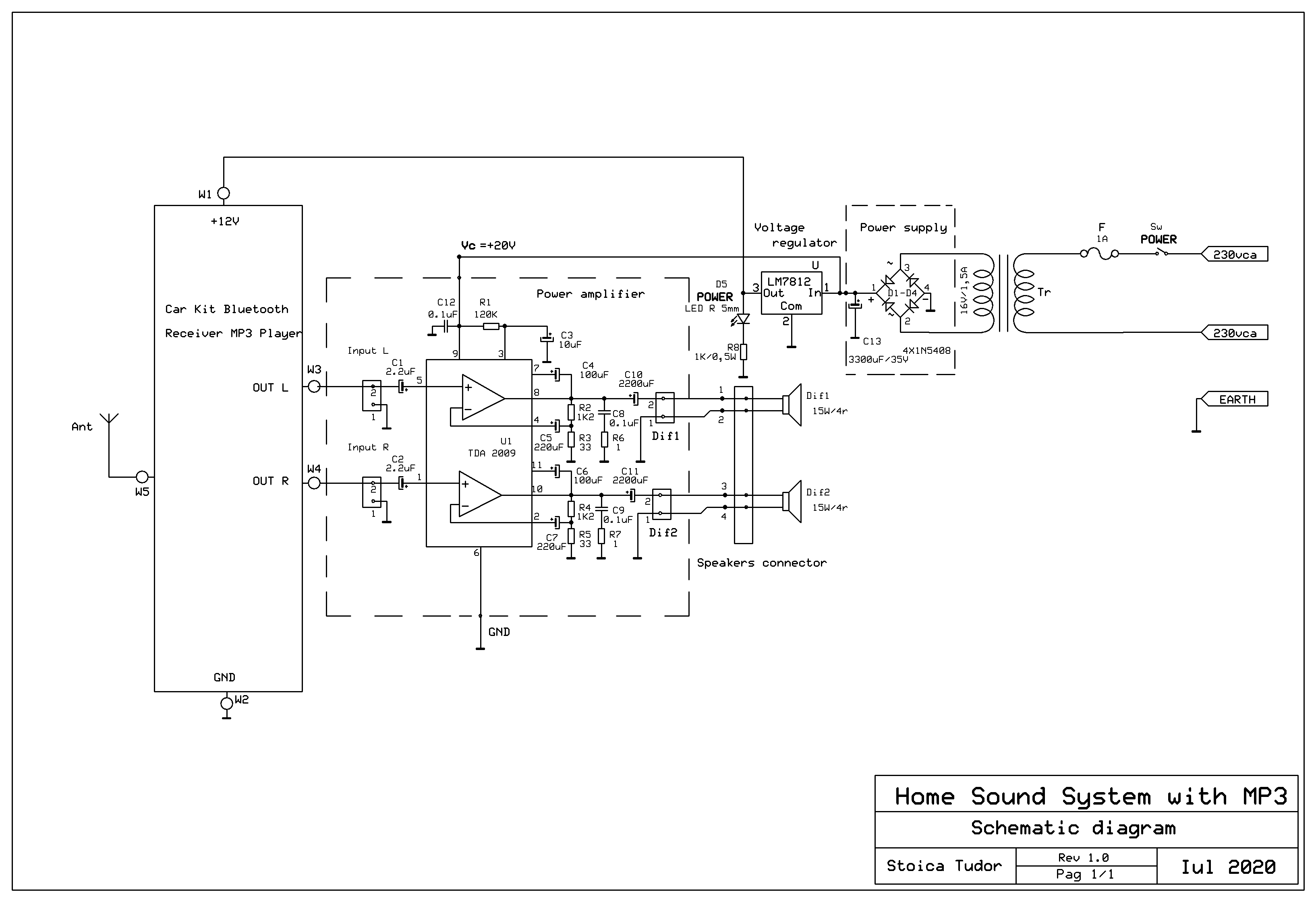 Amplifier with TDA 2009.bmp