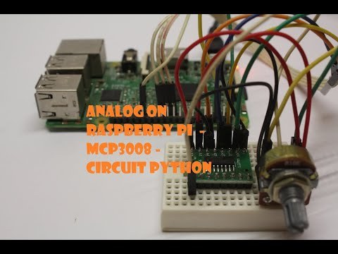 Analog input on raspberry pi using mcp3008 running on circuit python