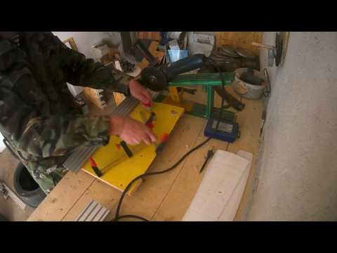 Angle grinder stand - cutting