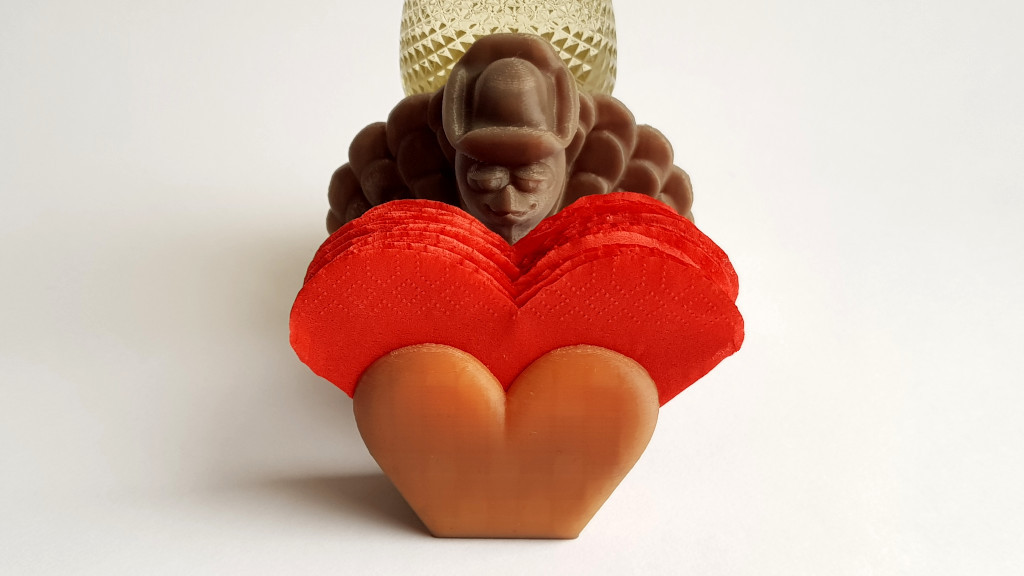 Animated Turkey Heart-Shaped Napkin Holder.jpg