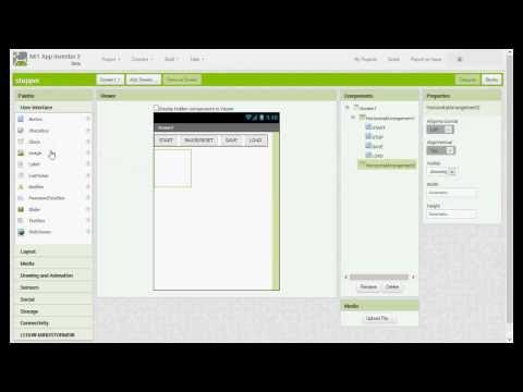 App Inventor 2 tutorial - simple clock timer with pause, reset, save, load function