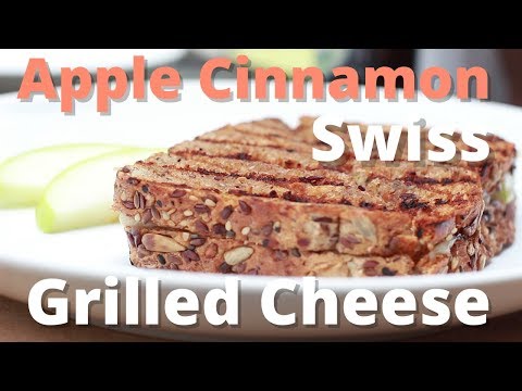 Apple Cinnamon Swiss Grilled Cheese