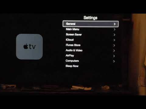 Apple TV Settings Navigation