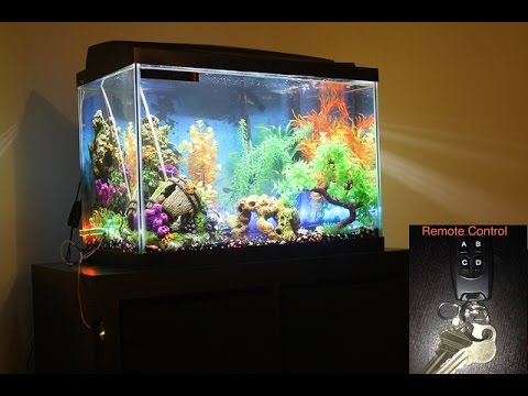 Aquarium  - Remote controlled Colorful LED lights