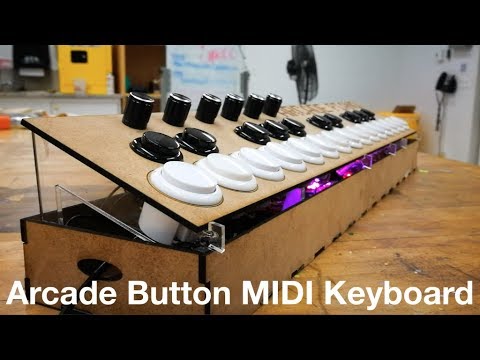 Arcade Button MIDI Keyboard 2.0