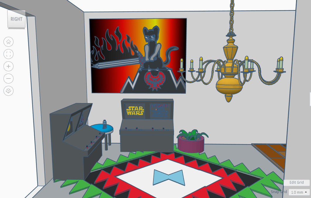 Arcade room in rinkercad contest.PNG