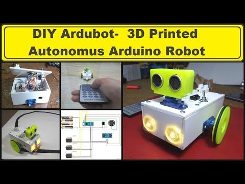 Ardubot , 3D printed Arduino nano robot