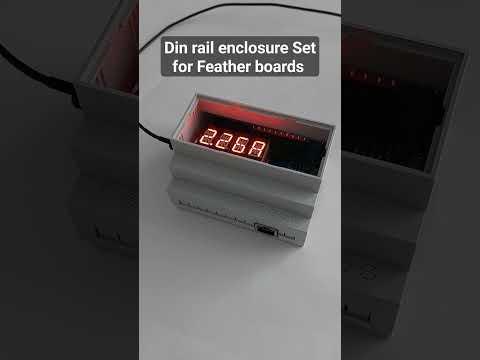 ArduiBox Feather is a din rail enclosure kit for Adafruit Feather and Sparkfun Thingplus boards.