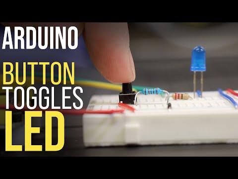 Arduino: Use a Button to Toggle an LED