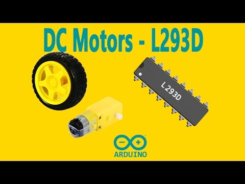 Arduino : How To Control DC Motors with L293D Motor Driver