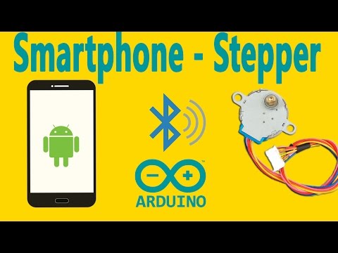 Arduino : How To Control Stepper Motor via Bluetooth (with Smartphone)