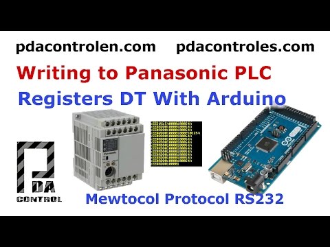 Arduino &amp;amp;  Newtocol Protocol PLC Panasonic (RS232)  : PDAControl