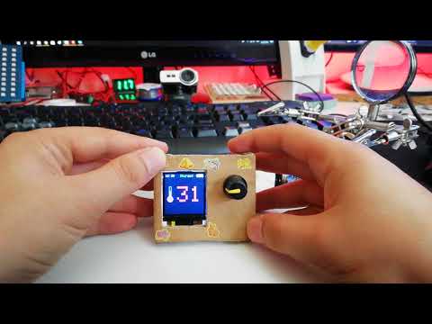 Arduino 1.44&amp;quot; color display - Idea for interface. DHT, RTC, Rotary encoder