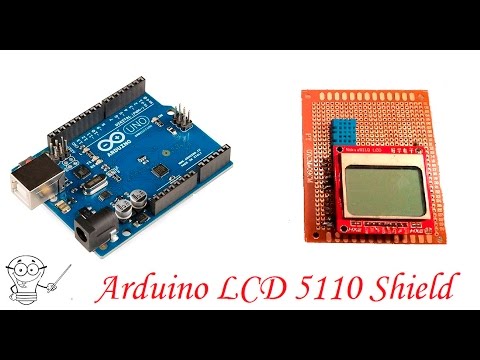 Arduino 5110 LCD shield