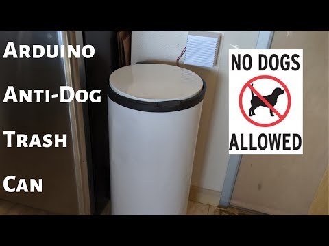 Arduino Anti Dog Trash Can