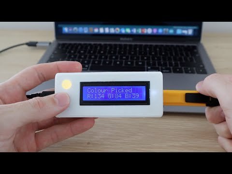 Arduino Based Real Life RGB Colour Picker - Make Your Own