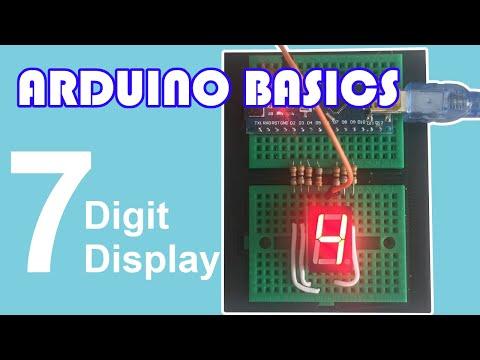 Arduino Basiscs: Tutorial on Controlling 7 Segment display with Arduino