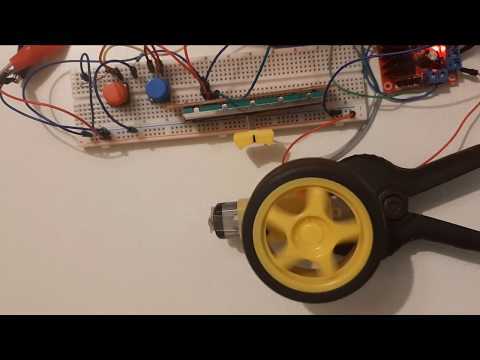 Arduino Control DC Motor Speed and Direction using a potentiometer &amp;amp; buttons