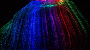 Arduino Controlled Fiber Optic Living Rainbow Cape