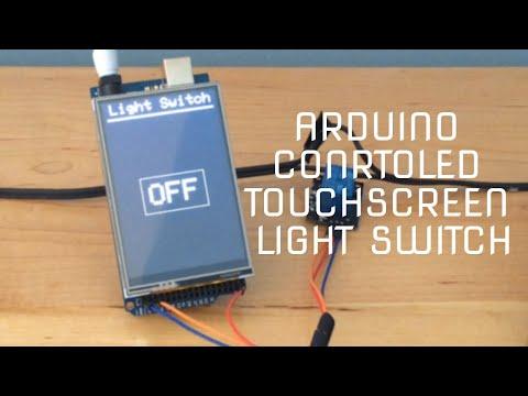 Arduino Controlled Touchscreen Light Switch