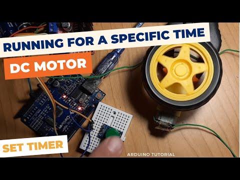 Arduino DC Motor Running for a Specific Time