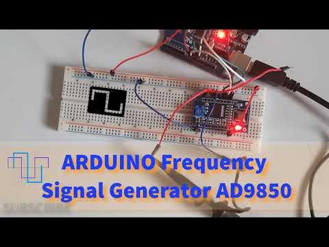 Arduino DDS Frequency Signal Generator AD9850