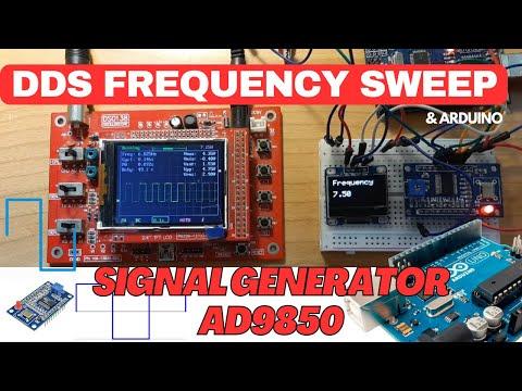 Arduino DDS Frequency Sweep - Signal Generator AD9850