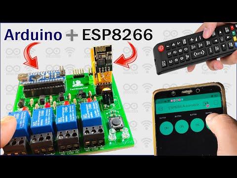 Arduino ESP8266 control Relay Module with Blynk and IR remote | Real-Time Feedback | IoT Projects