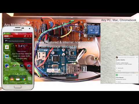 Arduino Ethernet Shield Instant Mobile / PC Alerts Part 1