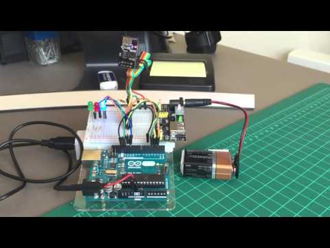 Arduino GPIO WiFi control using ESP8266