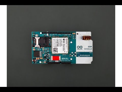 Arduino GSM shield Version 2 SMS Remote Control