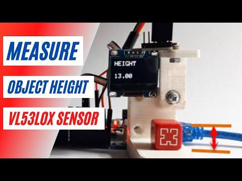 Arduino Height Measuring Using VL53L0X Laser Sensor