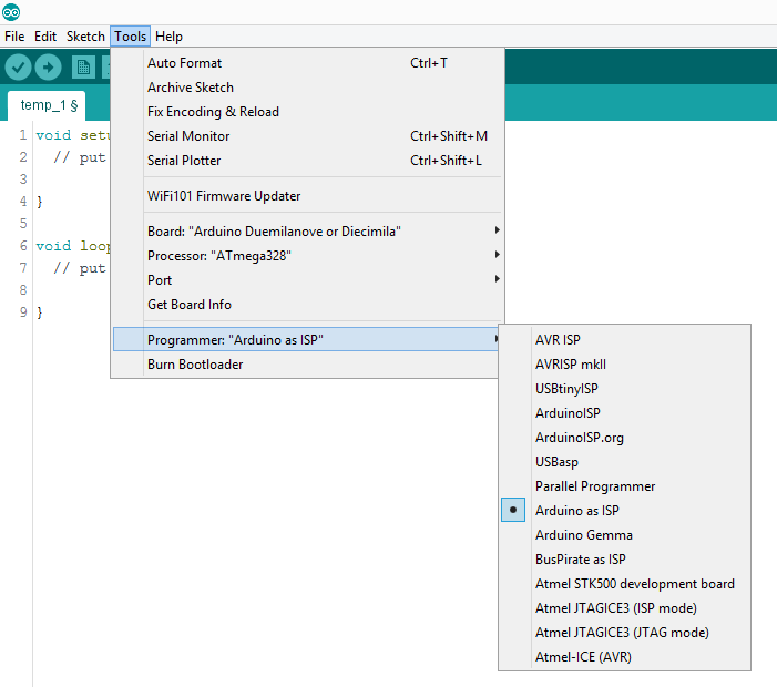 Arduino IDE - as ISP 1.png