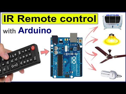 Arduino IR Remote control circuit to control Relay module | Arduino Projects for Home Automation