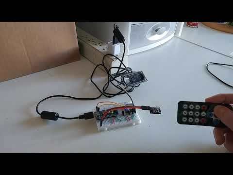 Arduino Infrared controlled MP3 player, with a small speaker