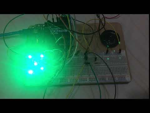 Arduino LED Dice with Buzzer