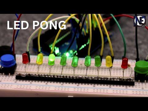Arduino LED Pong Game: A Fun Electronics Project (Part 1- Breadboarding)