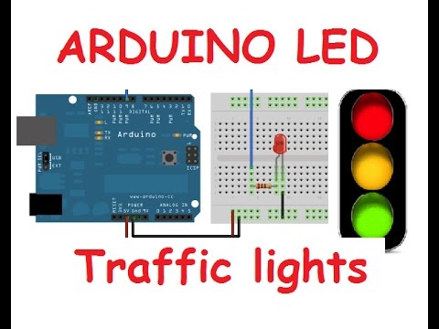 Arduino LED control: Blink, Fade and Traffic lights project