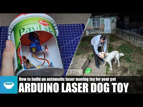Arduino Laser Chasing Dog Toy