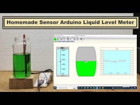 Arduino Liquid Level Meter with simple Homemade Sensor