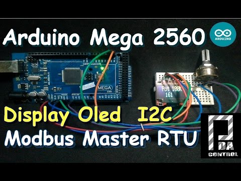 Arduino MEGA 2560 Master Modbus Potenciometer Display  Oled : PDA_Control