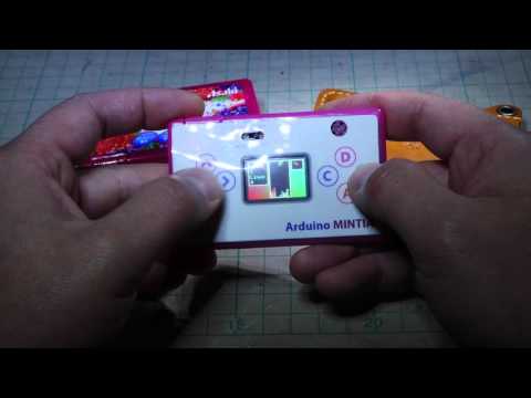 Arduino MINTIA - Game Console In A Candy Box - Demo