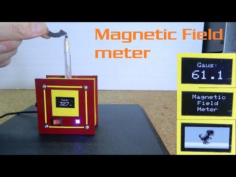 Arduino Magnetic field strength meter
