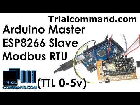 Arduino Master &amp;amp; ESP8266 Slave Modbus RTU (TTL 0-5v ) - TrialCommand.com