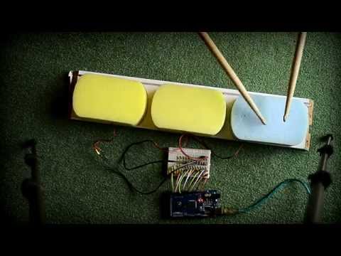 Arduino Mega Drums Test 1